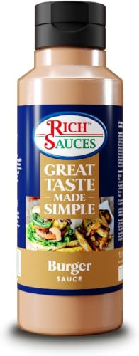 JCD Foods Plant Based Burger Sauce 1L | Creamy, Tangy & Smoky Vegan Burger Sauce | Gluten Free & Dairy Free | Hot or Cold Use | Condiment Developed in the UK