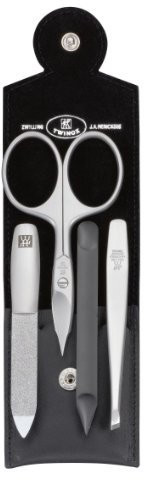 Zwilling 98654-004-0 Twinox Taschen-Etui aus Juchtenleder, 4-tlg.