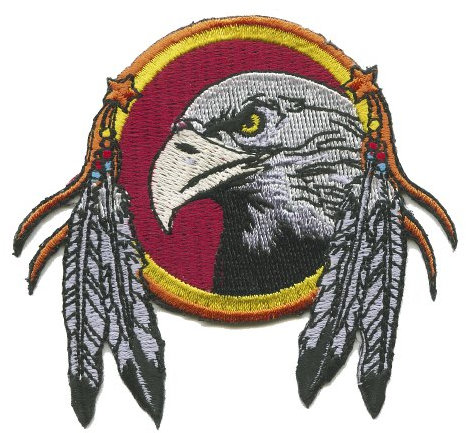hegibaer Dreamcatcher Adler mit Federn Traumfänger Patch Patches Aufnäher Aufbügler 504