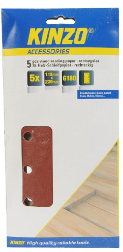 Kinzo 71720 - Legno carta abrasiva - rettangolare