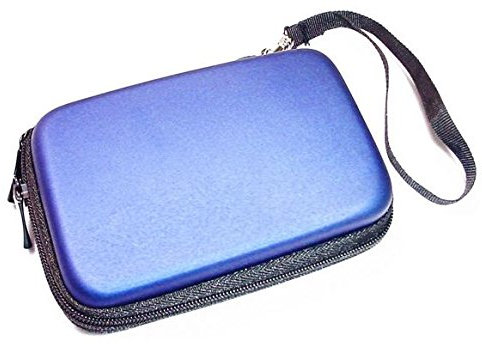 SATKIT Schutzhülle NDS Lite (Blau) für Nintendo DS Lite aus Neopren mit 2 Fächern für Spiele und Reißverschluss