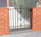 Ascot Wrought Iron Gate 910 x 815mm Black With Adjustable Gate Fixing Kit 8021003