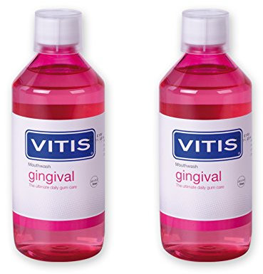 2 x Gingival Vitis Mundspülung 2x500 ml - neue formel, glutenfrei