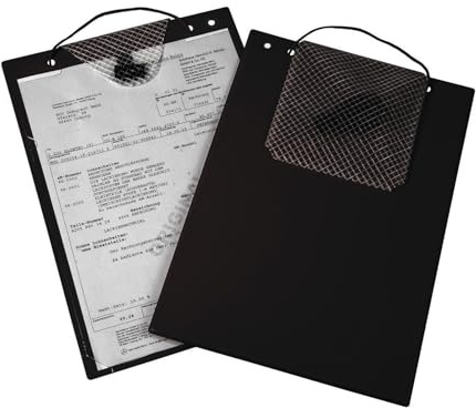 Eichner Organisation GmbH & Co. KG Auftragstasche m. Klettverschluss u. Kordel DIN A4 schwarz VE 10 St.