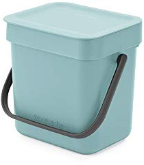 Brabantia Food Waste Caddy, Mint, Small