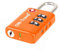 OW-Travel Zahlenschloss 3 Stellig mit Open Alert Anzeige Kofferschloss Vorhängeschloss Gepäckschloss Sicherheitsschloss Lock TSA Schloss Zahlencode für Reisekoffer Spind Rucksack Luggage:1 Orange