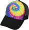 Colortone Batik Trucker Mesh Cap Damen Onesize | Batik Trucker Cap mit verschiedenen Mustern | Baseball Cap Damen aus Baumwoll-Mix | Handgefärbtes Design Frauen Mädchen | Neon Rainbow/One