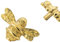 Brass bee 2 x Solid Drawer Knob Handles | Drawer Handle | Bee Cabinet knob | Cupboards, Doors, Cabinets & Drawers for Kitchen, Wardrobe, Chest, Drawer Pull (Gold)