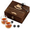 Maverton Ensemble de Pierres à Whisky avec 2 Verre whisky dans la boîte personnalisée - Cadeau d’Anniversaire pour Chaque Homme - Coffret Whisky - cadeau fete des peres - bonne dégustation