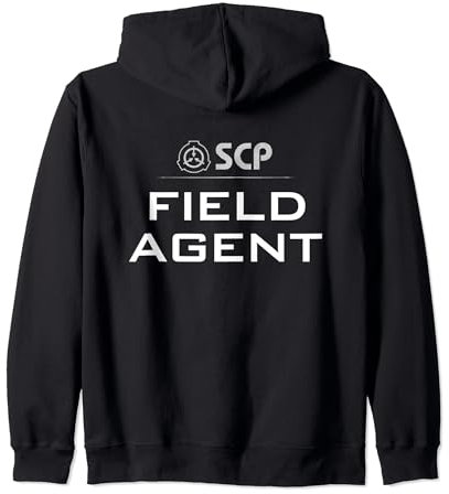 SCP Foundation Field Agent, Design auf der Rückseite Kapuzenjacke