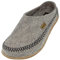 HAFLINGER Blizzard Credo Filz Pantoffel mit Gummisohle Hausschuh Steingraumeliert, Gr. 46