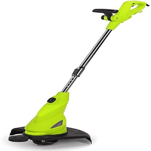 UltraNurtureest Grass Trimmer Edger 500W 28CM Electric Strimmer with 10M Power Cable Telescopic Shaft for Yard Weed Lawn