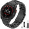 Fenix 7X Armband Titan, 26mm Ersatzarmband Verstellbare Uhrenarmband Quick-Fit Armband für Fenix 8 51mm, Fenix 7X, Fenix 6X Pro, Fenix 6X, Fenix 5X Plus, Fenix 5X, Fenix 3, Fenix 3 HR, Descent Mk1/Mk2