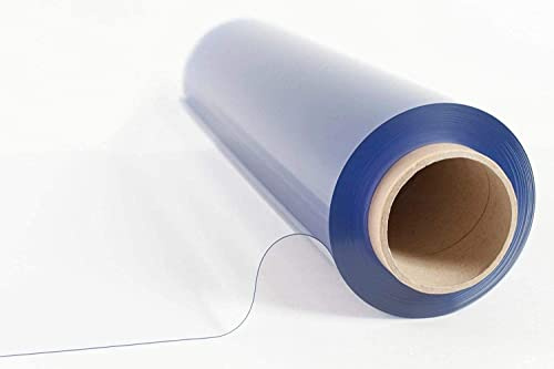 ANKO PLANEN Transparente PVC Plane 0,8 mm - Klarsichtplane wasserdicht - Fensterplane reißfest & UV-stabil - robuste LKW Plane transparent - 1,4m x 1m, ohne Ösen