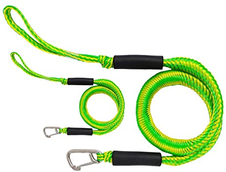 Fulenyi Cordon Elastique Amarre Cordon Bateau Cord'amarrage Mouillage CorÉlastique Amarre pour Bateau Accessoires - 2 Pièces