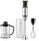 Taurus. - Batidora de mano | 20 velocidades | función turbo | 1500W de potencia | Cuchillas de acero inoxidable de 4 filos | Set completo de accesorios | vaso medidor 1 L | Diseño ergonómico