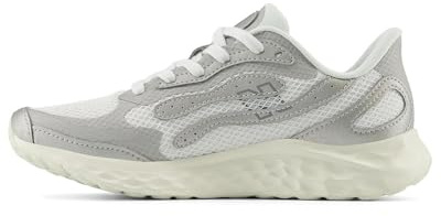 New Balance Damen-Laufschuh Fresh Foam Arishi V4, Silber Metallic/Reflection/Nb White, 6