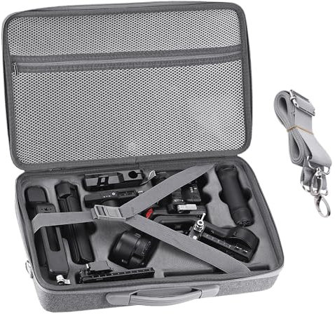 BeisDirect Custodia RS 4, borsa a tracolla portatile per DJI RS 4 Gimbal stabilizzatore palmare, borsa portatile da viaggio per giunto cardanico RS 4/maniglia della batteria/accessori di estensione,