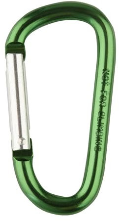 M-Tac Karabiner Aluminium 8 cm – EDC Karabiner Schlüsselanhänger für Ausrüstung, Rucksack & Tasche – Leicht, Praktisch, Robuste Bauweise – Ideal für Outdoor, Camping & Militär, Olive