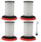 HEPA-Filter-Ersatz-Set für Bosch Unlimited für Gen2 Serie 8 Staubsauger, effiziente Filtration, waschbar, wiederverwendbar, 4 Stück