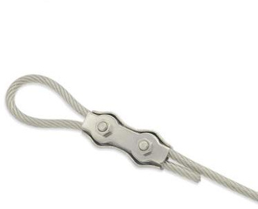 Drehseilklemmen (100 Teile/los) M2 2MM SS304 Edelstahl Duplex Clips Draht Kabel Seil Griffe Schellen Bremssattel