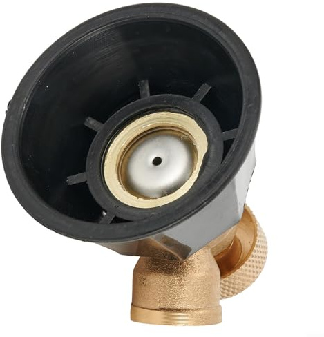 Eawfgtuw Verstellbare Zerstäubungsdüse für den Garten, 14 x 1,5 mm Gewinde, schwarzer Kupfer-Aluminiumkern, Multi-Sprühmodus, Kopf für landwirtschaftliche Sprinkler-Bewässerung