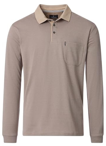 CASAMODA Polo-Shirt Langarm Uni