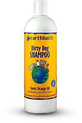 EARTHBATH Tiefenreinigungsshampoo für Haustiere, Orangenschalen, 472 ml, 1