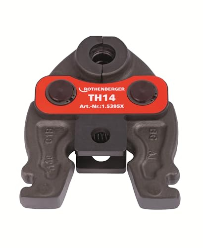 ROTHENBERGER Pressbacke Compact, TH Pressbacken Kontur, 14mm Arbeitsbereich Durchmesser | 015395X | Pressbacke, Presszange, Pressbacke für Pressfittinge