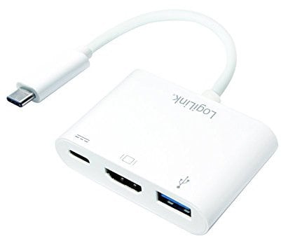 LogiLink UA0258 USB-C auf HDMI Multiport Adapter weiß
