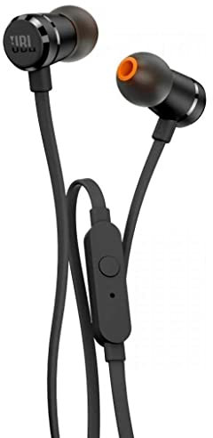 JBL T290 - Auriculares Intraaurales con el Potente Sonido Pure Bass de JBL (Aluminio), negro