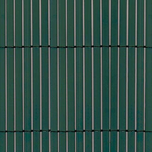 TENAX Colorado 1,50x5 m Verde, Canniccio Sintetico a Canne Intere da 7mm, Schermante Frangivista in PVC per Giardino, Balcone e Terrazza