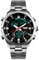 SKMEI Herren-Armbanduhr, wasserdicht, militärisch, analog, digital, mit LED, mehrzeitiger Chronograph, Edelstahl, Business-Uhren für Herren, 1146 Silber, L, Sportlich