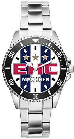 KIESENBERG EHC München Geschenk Artikel Idee Fan Uhr 20298