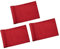 Solide Golfflagge mit Kunststoffeinsatz, grüne Flaggen für Hof, Indoor/Outdoor, Gartenflaggen, 420D Premium-Nylonflagge, 20,3 cm L x 15,2 cm H, Rot, 3 Stück