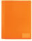 HERMA 19489 Schnellhefter A4 Transluzent Orange, 3 Stück, Sichthefter aus Kunststoff mit Beschriftungsetikett, Einstecktasche & Metallheftzunge, stabiles Plastik Schnellhefter Set für Schule & Büro