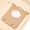 vhbw 5x sacchetto compatibile con Philips Impact FC 8380-8399, HR 8350-8367 aspirapolvere - in carta, 25,8cm x 16,2cm, color sabbia