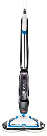 BISSELL Lightweight SpinWave Expert Hard Floor Spin Mop, 20393,White/Black