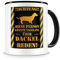 Samunshi® Taza de café con texto en alemán, regalo para fans de perro salchicha, hombres y mujeres, taza de café grande divertida para cumpleaños, color negro, 300 ml
