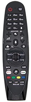 azurano Mando Magic Remote AN-MR650A, AKB75075301 Control Remoto para LG Smart TV 2017 con función de Voz y ratón, Botones directos para Netflix y Amazon Video