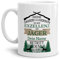 Tassendruck Tasse selbst gestalten - mit Name Personalisieren - mit Spruch - Eure Exzellenz der Jäger - Geschenkidee für Jäger, Jagd, Waidmann | Innen & Henkel Weiß, 300ml