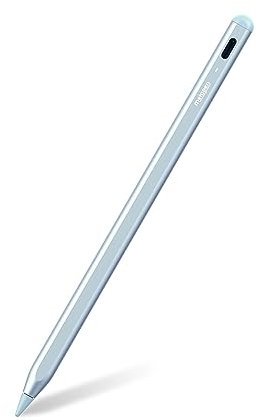 Metapen Blau Stift für iPad Apple 2018-2025, Neigungssensitivität Stylus Pencil für i-Pad 11/10/9/8/7/6, i-Pad Air 7/6/5/4/3, i-Pad Pro M4/M3/M2/12.9, Mini 5/6