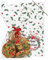 Anniversary House M582 Weihnachtskranz-Zellophanbeutel mit Bindebändern, Mehrfarbig