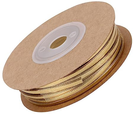 VILLFUL Blue Ribbon DIY Lederseil Band Choker Metallic Schnur Haarband Gold Band Runde Lederschnur Spitze Seide
