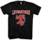 Leverkusen Wappen Herren T-Shirt | Leverkusen T-Shirt Meister Sport Fussball Stadt Skyline Leverkusen Trikot Fanartikel | Schwarz (4XL)