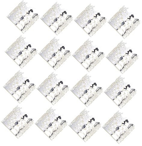 GRADENEVE 50 Stück Hohle Serviettenringe Hohle Servietten Dekoration Papier Taschentuch Ring Serviettenringe Papierservietten Kreis Papier Serviettenring Esstisch Servietten Dekor