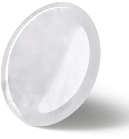 QINJIEJIE Bergkristall Kristalle Handschmeichler SorgenSteinee Daumen EdelSteine Oval Kristall HeilSteinee Palm Steine Stress Relief Reiki Heilung Meditation