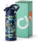 Choco Mocha Boys Water Bottle Kids Stainless Steel Water Bottle Metal Water Bottle with Straw Leak Proof Insulated Bottle for School BPA Free Double Wall 14/18 Oz,Blue Dinosaurs