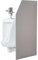 YAGEANNL 1PCS Urinal Divider Urinal Screen Toilet Partition,Urinal Baffle Men Urinal Privacy Screen Toilet Partition,Public Health Partition Urinal Privacy Screen for Public (Greyish)