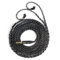 keephifi 2 metros Cable de Auriculares KBEAR ST12 Plus 2m Cable de IEM 8Core 4N OFC Plateado Cable de extensión de Auriculares,QDC 3,5 mm para KZ ZSN PRO/ZS10 PRO/QDC VX/V6(negro QDC 3,5 mm)